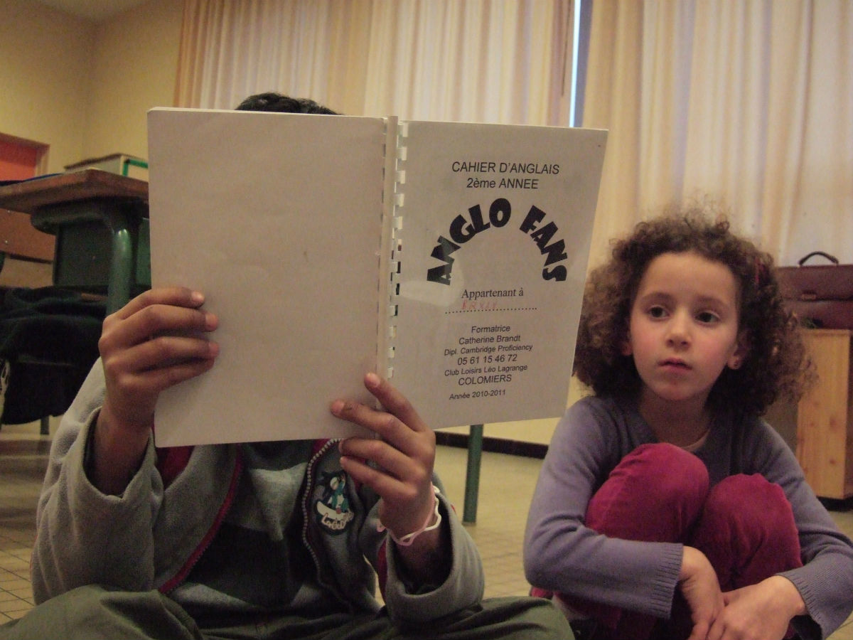 atelier d`initiation à l`anglais pour enfants